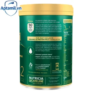 Aptamil Essensis Organic A2 số 2